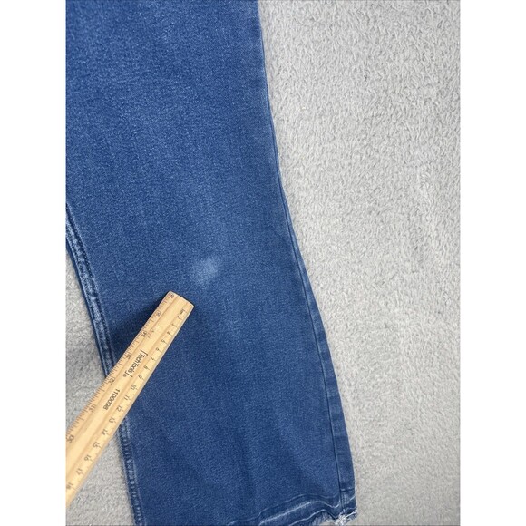 Wrangler Jeans Women's Size 12 High-Rise Fierce Flare Raw Hem Boho Country Gypsy - Picture 11 of 13